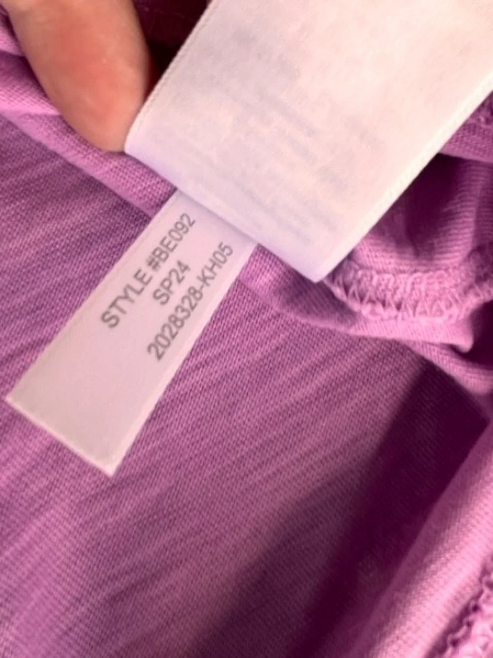 🌴 J.Crew Slub Cotton Tee Purple Short Sleeve T-Shirt Women’s Medium NWT